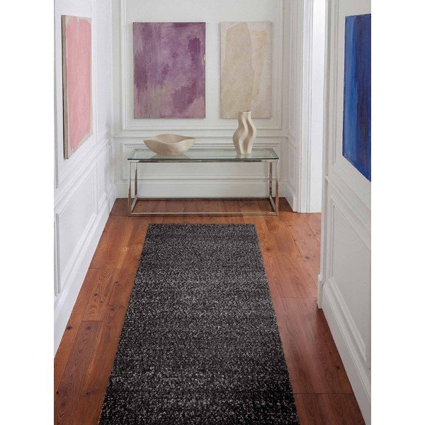 Tmavosivý ručne tkaný behúň z materiálu buklé 80x200 cm Notting Hill Portobello – Ted Baker-image-1