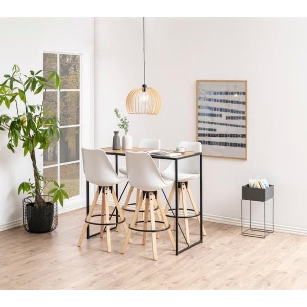 Čierno-hnedý barový stolík Actona Seaford-image-1