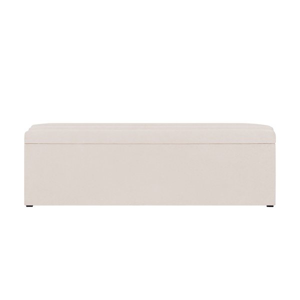 Krémový otoman s úložným priestorom Cosmopolitan Design LA, 180 x 47 cm-image-1