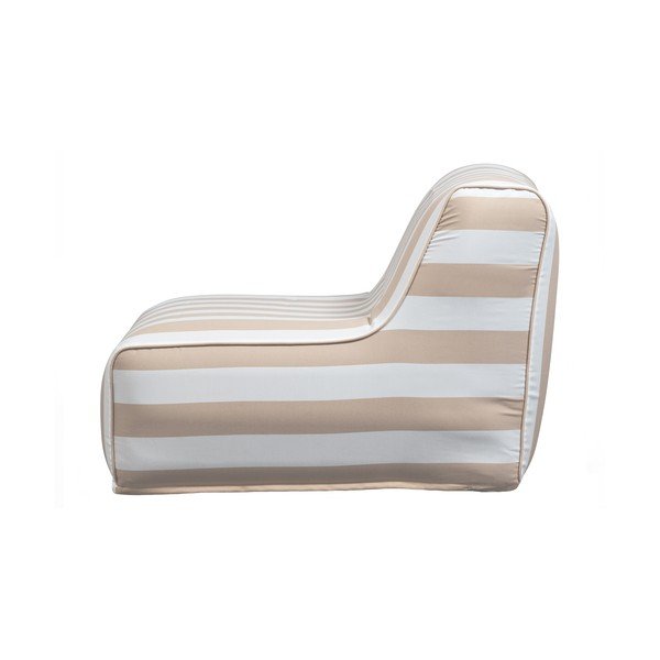 Bielo-béžové nafukovacie záhradné kreslo Sit On Air – vtwonen-image-3