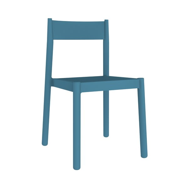 Sada 4 modrých záhradných stoličiek Resol Danna