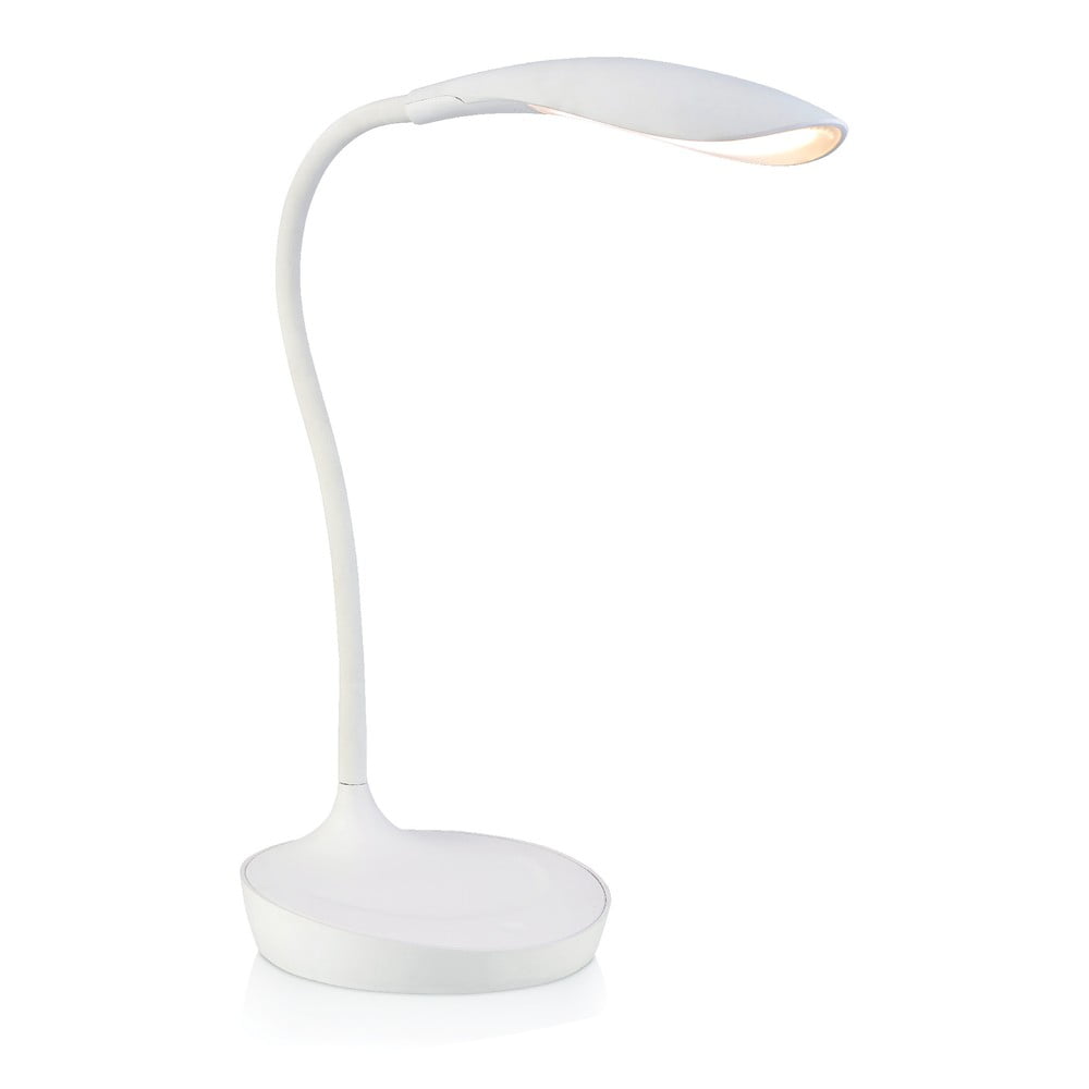 Biela stolová lampička s USB portom Markslöjd Swan
