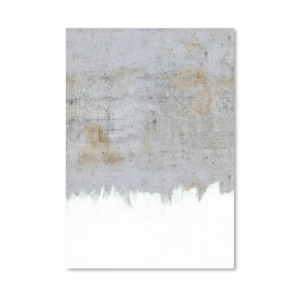 Plagát Americanflat Painting On Raw Concrete, 30 × 42 cm