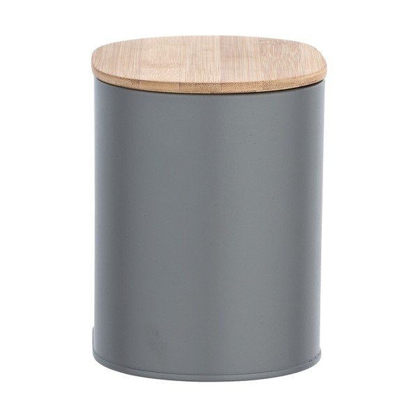 Sivý kúpeľňový box s vekom Wenko Gara-image-1