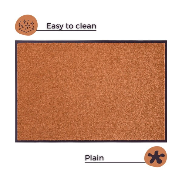 Oranžová rohožka Hansa Home Wash & Clean, 39 x 58 cm-image-3