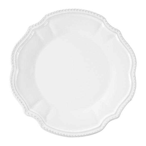 Sada 6 bielych dezertných tanierikov Côté Table Vallauris, ⌀ 22 cm
