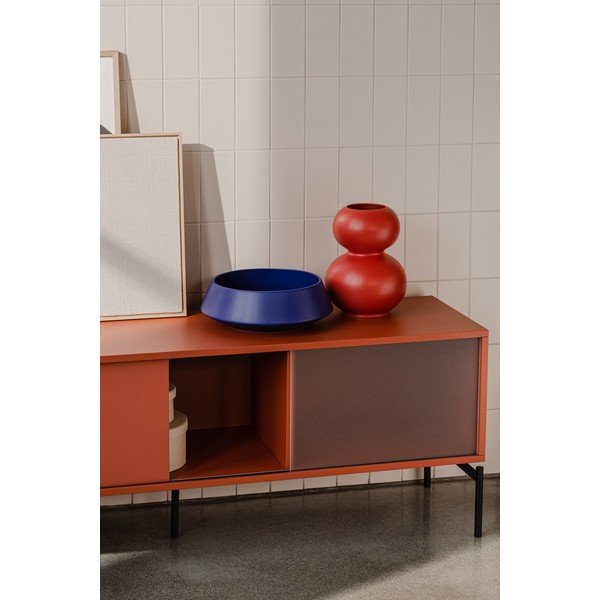 Červená keramická váza (výška  36 cm) Tuga – noo.ma-image-3