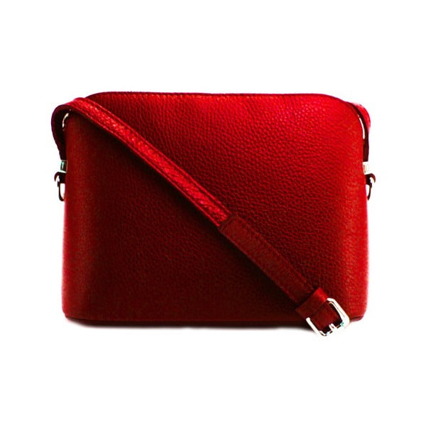 Červená kabelka z pravej kože GIANRO' Bar