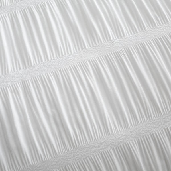 Biele krepové obliečky na dvojlôžko/predĺžené 230x220 cm Seersucker – Catherine Lansfield-image-4