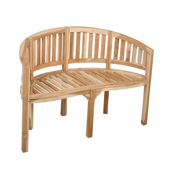 Drevená záhradná lavica v prírodnej farbe Ambon – Garden Pleasure