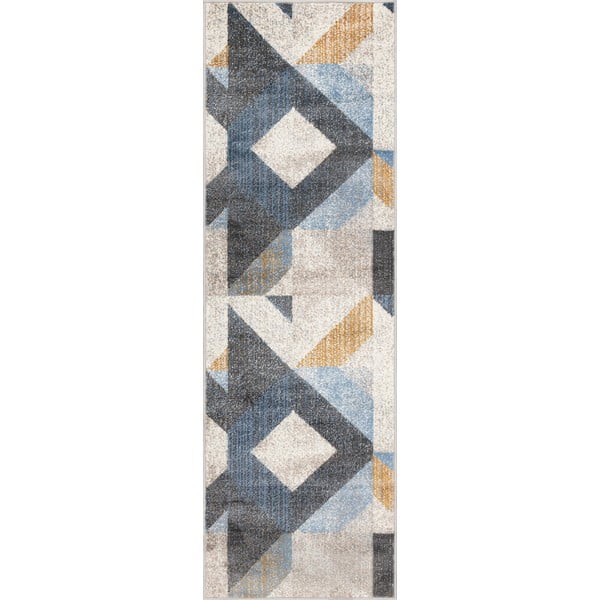 Svetlosivý behúň 80x250 cm Soft Halleby – FD