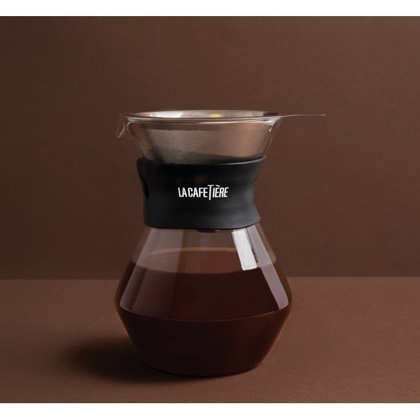 Sklenený chemex s filtrom La Cafetiere – Kitchen Craft-image-1