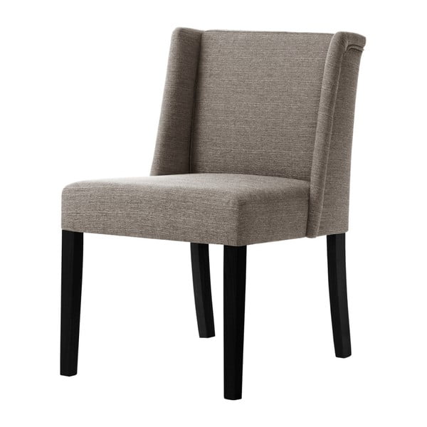 Hnedá stolička s čiernymi nohami Ted Lapidus Maison Zeste
