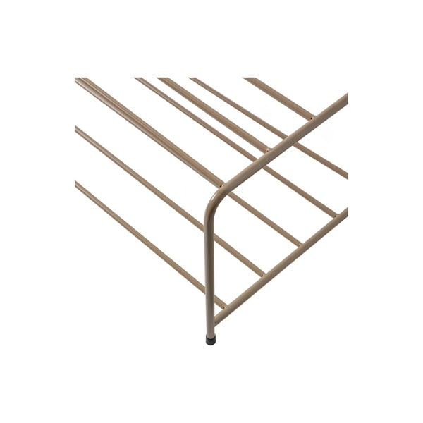 Svetlohnedá kovová skrinka na topánky Josse – WOOOD-image-4