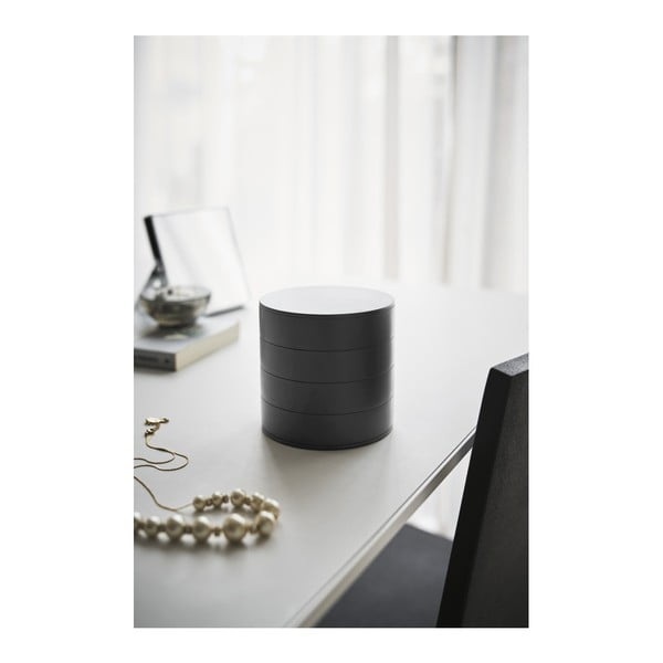 Čierna poschodová šperkovnica YAMAZAKI Tower-image-3