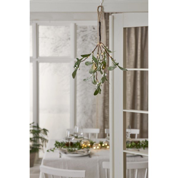 Zelená svetelná dekorácia s vianočným motívom Mistel – Star Trading-image-1