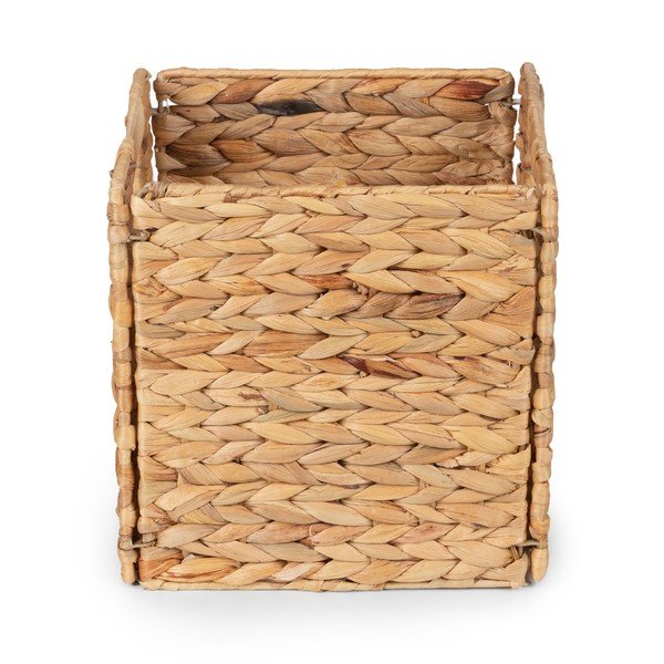 Košík z vodného hyacintu 24x24x24 cm – Compactor-image-1