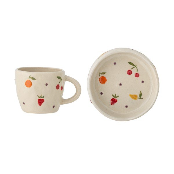 Kameninová detská jedálenská súprava 2 ks Tatiana – Bloomingville Mini