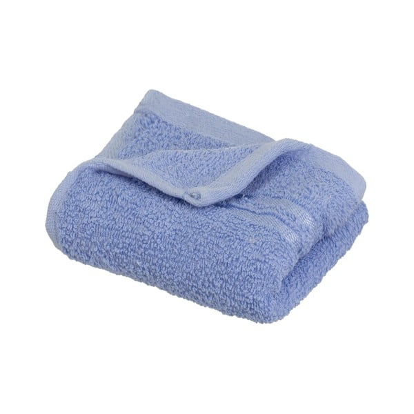 Modrý froté bavlnený uterák 30x50 cm Simple – Casa Selección