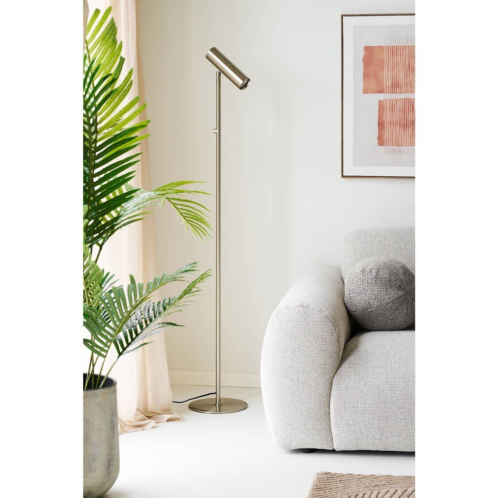 E-shop Stojacia lampa v striebornej farbe (výška 150 cm) Paris – House Nordic