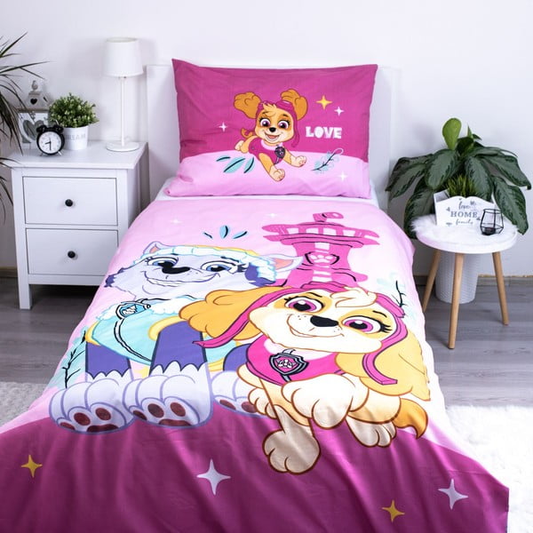 Detská obliečka na jednolôžko z mikrovlákna 140x200 cm Paw Patrol  – Jerry Fabrics-image-1