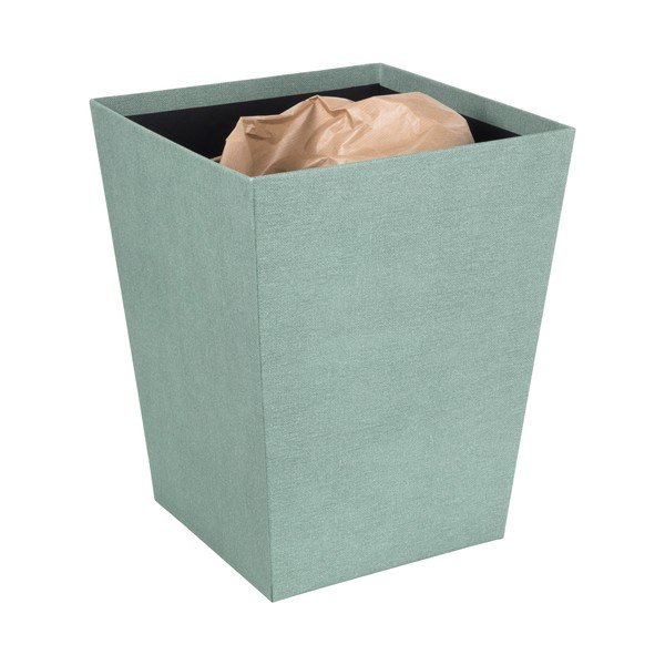 Odpadkový kôš zelenomodrý Sofia Canvas Paper Laminate – Bigso-image-4