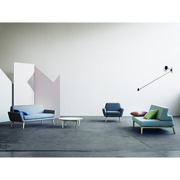 Čierna rozkladacia pohovka Softline Lazy-image-1