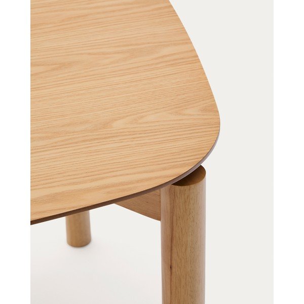 Jedálenský stôl v dekore jaseňa 90x160 cm Indara – Kave Home-image-1