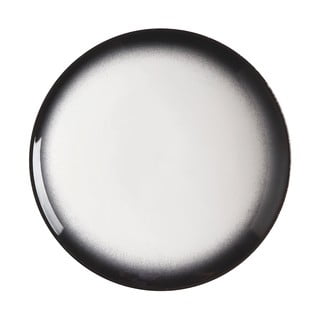 Bielo-čierny keramický dezertný tanier Maxwell & Williams Caviar, ø 20 cm