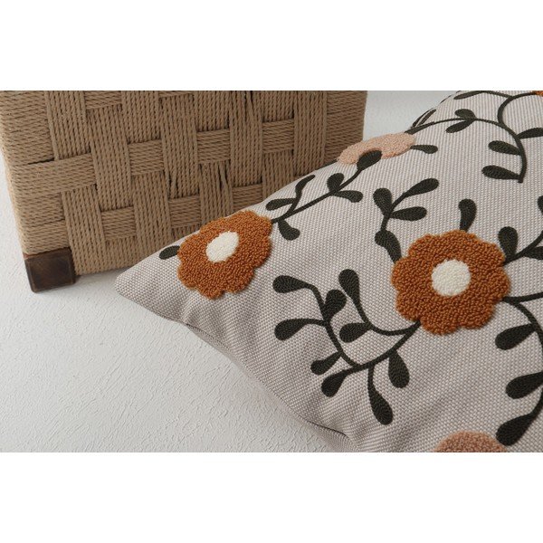 Ľanový dekoračný vankúš 43x43 cm Fulya – Mioli Decor-image-3