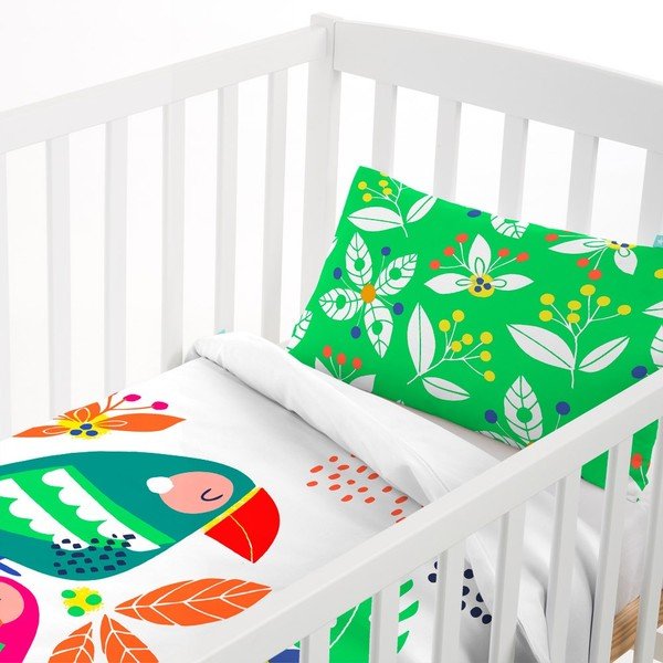 Obliečky Moshi Moshi Pretty Parrots, 100 × 135 cm-image-1