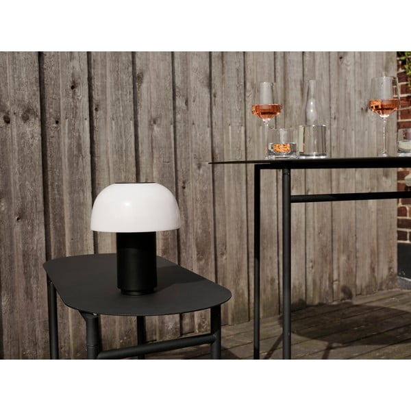 Čierny kovový okrúhly jedálenský stôl ø 70 cm Disc – Zone-image-1