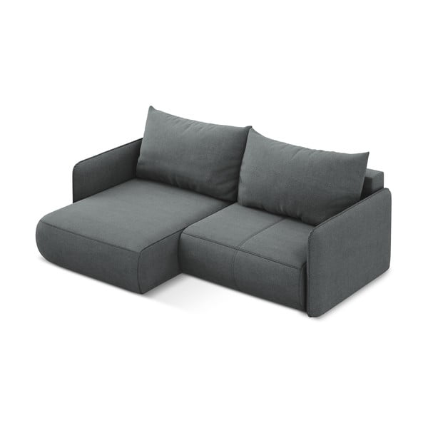 Sivá rozkladacia/s úložným priestorom rohová pohovka (ľavý roh) Nanea – Makamii-image-4