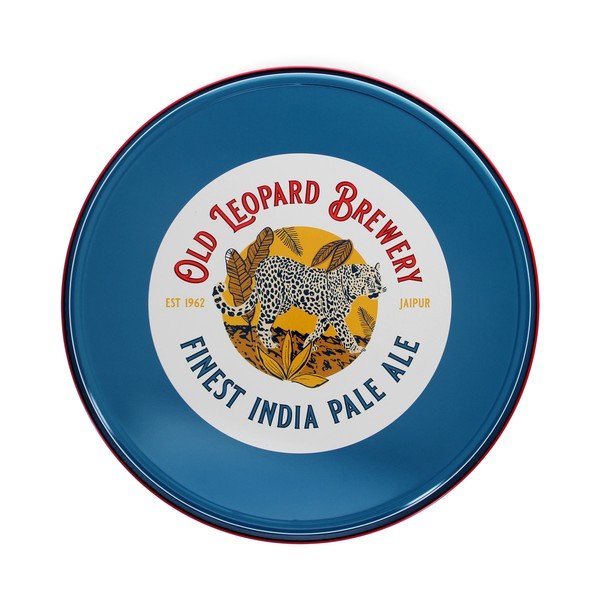 Kovová tácka ø 33 cm Old Leopard Brewery – Rex London-image-2