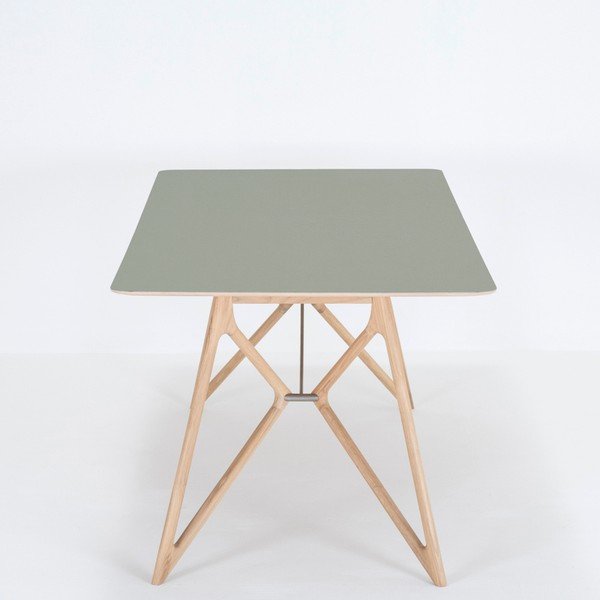 Jedálenský stôl z dubového dreva 220x90 cm Tink - Gazzda-image-3