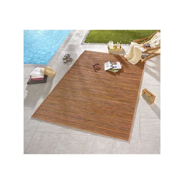 Koberec vhodný do exteriéru Lotus 200x290 cm, oranžový melír-image-3