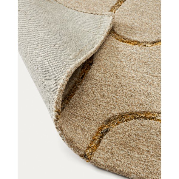 Béžový vlnený koberec 160x230 cm Magin – Kave Home-image-4