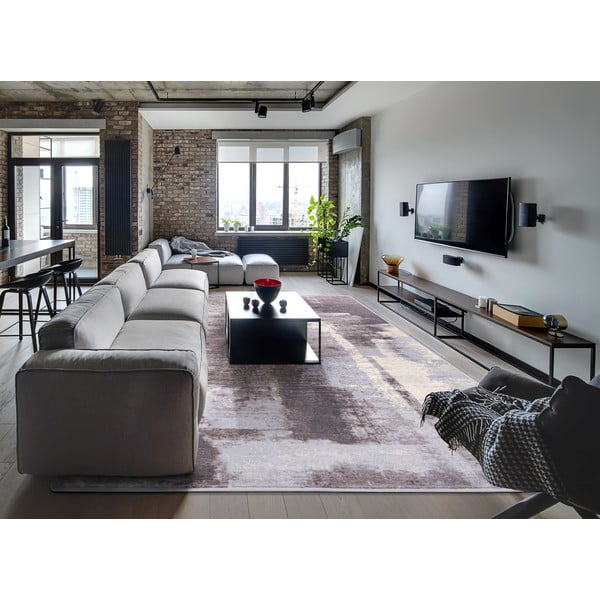 Sivý vlnený koberec 200x300 cm Mist – Agnella-image-1