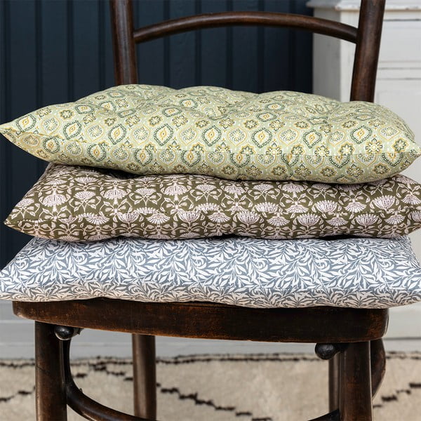 Bavlnený sedák 37x37 cm Blockprint – Rex London-image-3