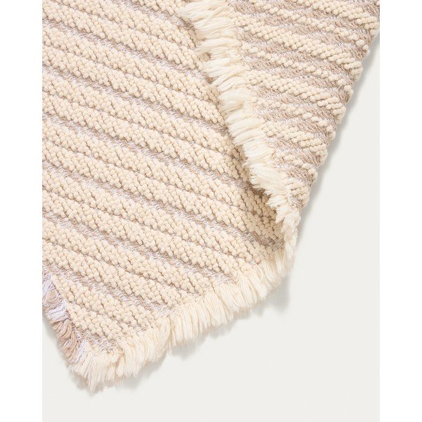 Béžová kúpeľňová predložka 50x70 cm Janu – Kave Home-image-2