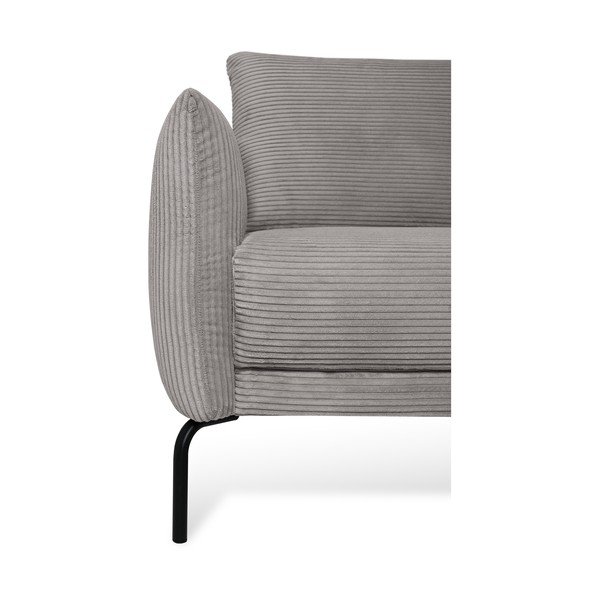 Svetlosivá menčestrová rohová pohovka (ľavý roh) Venray – Scandic-image-4