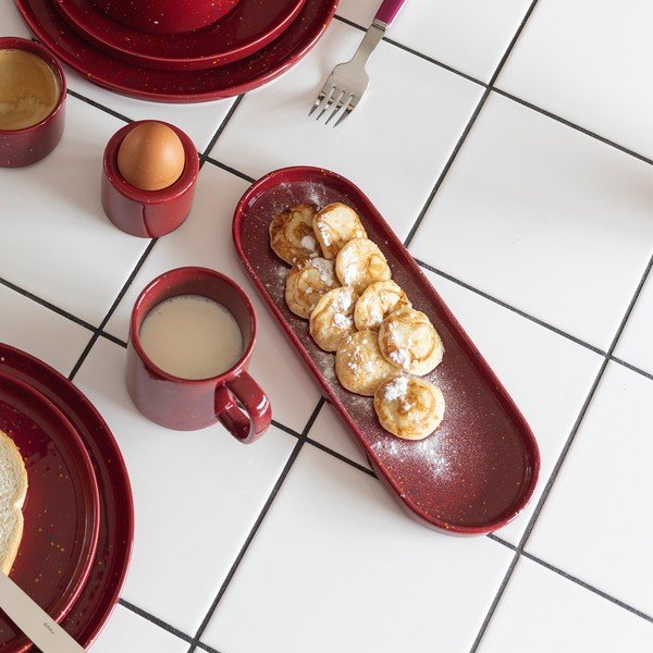 Porcelánová tácka 10x28,5 cm Fika – ONA-image-1