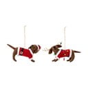 Vlnené vianočné ozdoby v súprave 2 ks 12 cm Monty – Bloomingville