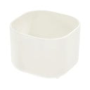 Biely úložný box iDesign Eco Bin, 9,14 x 9,14 cm