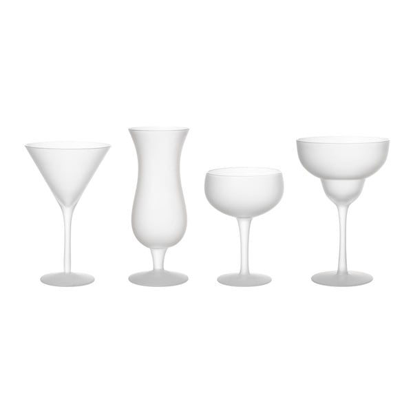 Sada 4 pohárov na koktejly Le Studio Cocktail Frozen Glasses