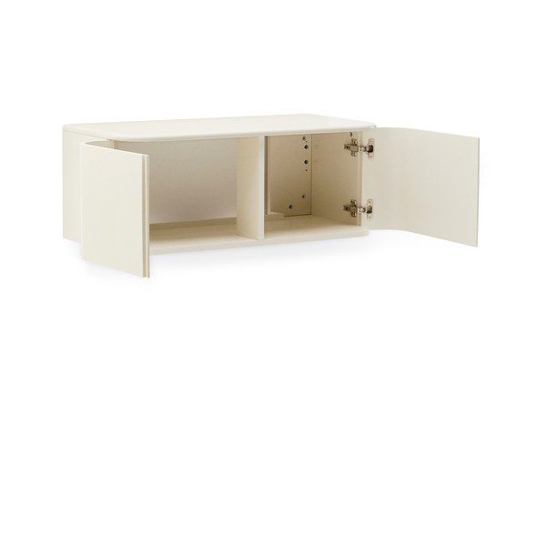 Béžová závesná skrinka pod umývadlo 90x35 cm Salaya – Kave Home-image-4