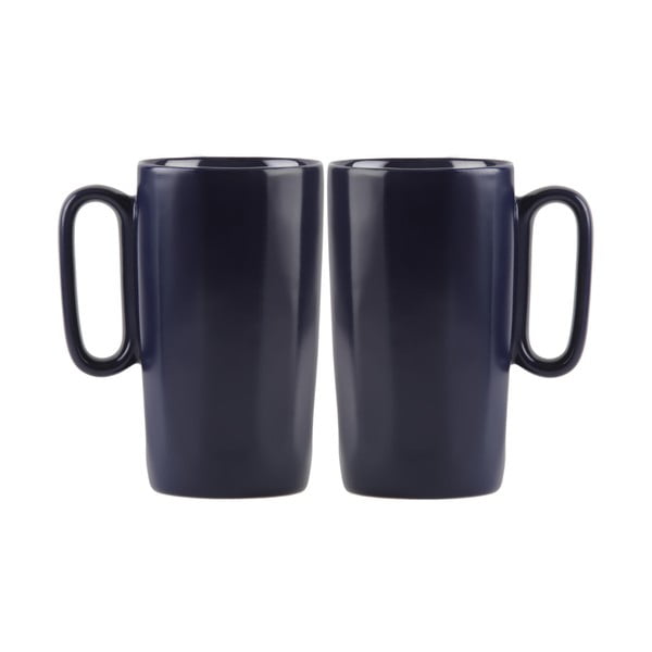 Modré hrnčeky z kameniny v súprave 2 ks 330 ml Fuori – Vialli Design