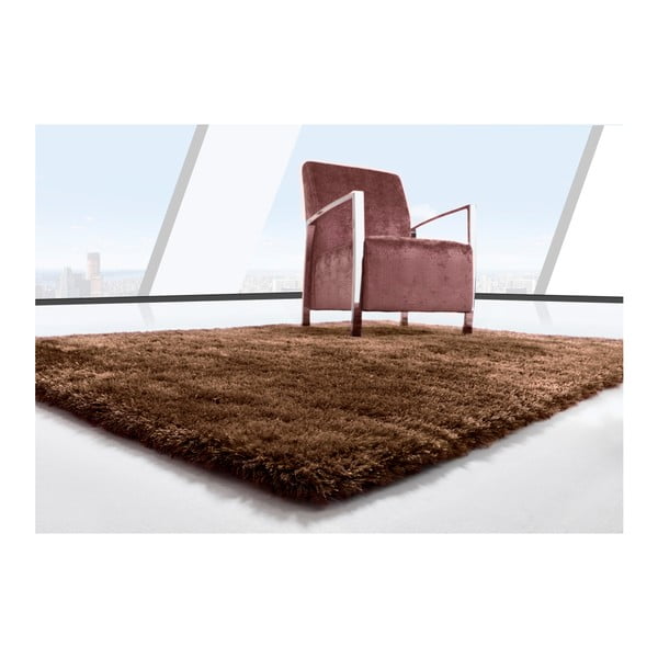 Tmavohnedý koberec Universal Stela Brown, 60 × 110 cm