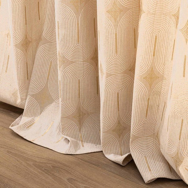 Béžový záves 140x240 cm Ondine – douceur d'intérieur-image-4