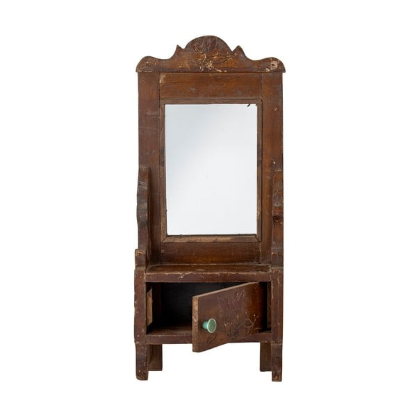 Nástenné zrkadlo s dreveným rámom 17,5x43 cm Sehar – Bloomingville-image-4